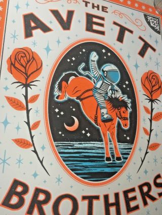AWESOME THE AVETT BROTHERS concert tour poster print JACKSON MS SN/ ' D 9 - 21 - 17 4