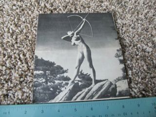 1942 American Film Review Brochure For Adult Films Hollywood California
