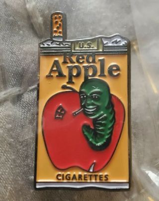 Red Apple Cigarettes Once Upon A Time In Hollywood Button Pin Beverly Cinema
