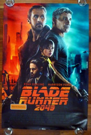 Blade Runner 2049 2017 Australian Advance One Sheet Movie Poster