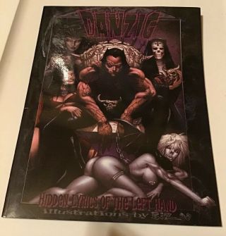 Danzig Lyrics Of The Left Hand Lyric Book First Edition Misfits Samhain