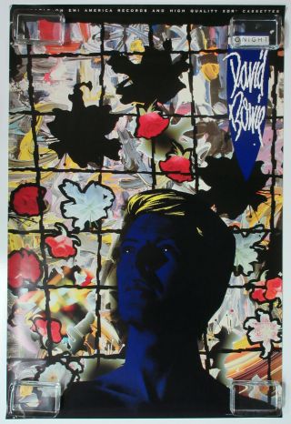 David Bowie Tonight 1984 Us Promo Only Poster Blue Jean Minty Emi