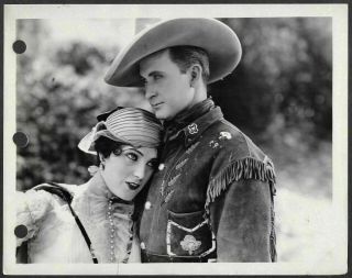 Western Tim Mccoy 1926 Silent Film Promo Photo Rider Of The Plains