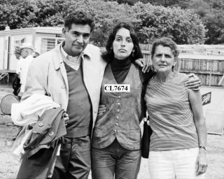 Joan Baez With Her Parents At The Newport Folk Festival In Rhode Island Photo