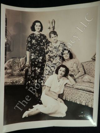Exquisite Boswell Sisters & Mom 8x10 1932 Homecoming Photo Shoot