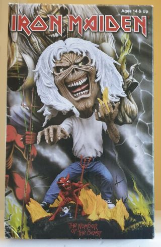 Iron Maiden Eddie Head Knocker Bobblehead The Number Of The Beast