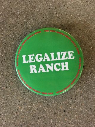 Legalize Ranch Pin Sdcc 2019 Adult Swim Exclusive Eric Andre Show