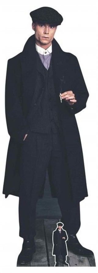Peaky Blinder Style Gangster Smoking Lifesize And Mini Cardboard Cutout