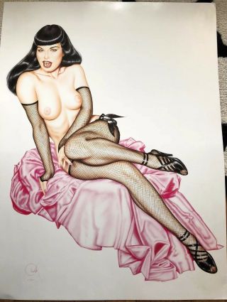 Bettie Page By Olivia “banned In Boston”