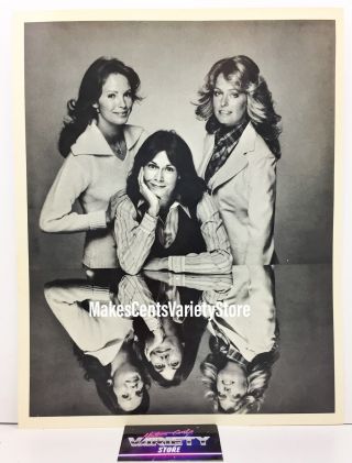 1970s Photo Charlies Angels - Kate Jackson Farrah Fawcett Jaclyn Smith