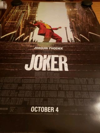 Joker (2019) Movie Posters Double - Sided 27x40 Teaser & Final