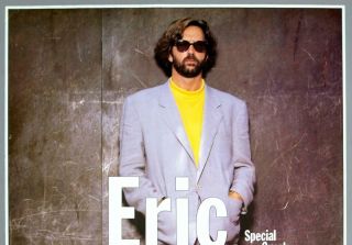 ERIC CLAPTON - rare vintage Frankfurt 1990 JOURNEYMAN concert poster 2
