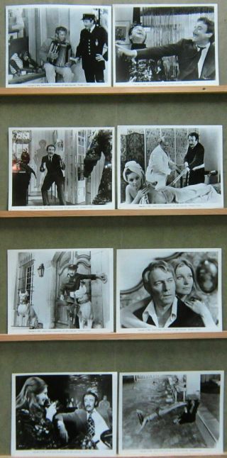 F30127 The Return Of The Pink Panther Sellers 8 B/w Us 8x10 Photo Set
