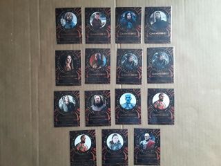Game Of Thrones Valyrian Steel Laser Cut Insert Cards Selection Available