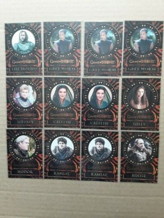 Game Of Thrones Inflexions Laser Cut Insert Cards Selection Available