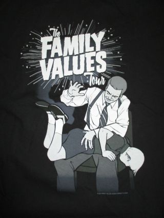 2001 The Family Values (xl) T - Shirt Stone Temple Pilots Eddie Vedder