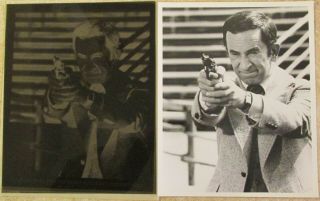 Don Adams (get Smart) - Early,  Large 8 " X 10 " Photo Negative And 8 " X 10 " Photo