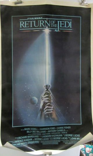 Return Of The Jedi Star Wars Rolled American One - Sheet Movie Poster