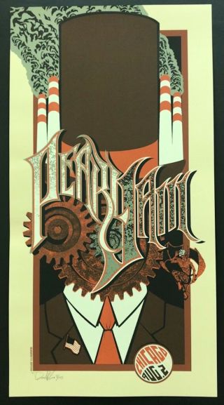 Pearl Jam Concert Poster - Chicago,  Il - 8.  2.  07 - Signed/ ’d 3/175