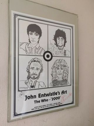 Signed John Entwistle Poster