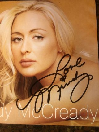Authentic Mindy Mccready Hand Signed Autograph Cd Cover Insert