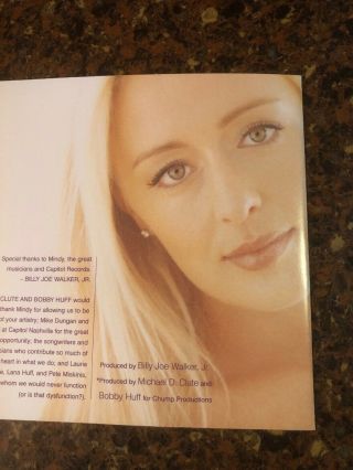 Authentic MINDY McCREADY HAND SIGNED Autograph CD COVER Insert 5