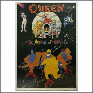 Queen 1986 A Kind Of Magic Merchandising Poster (uk)