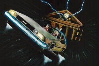 Back To The Future Limited Edition Art Print No 01/300