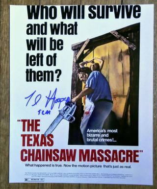 Tobe Hooper " Autographed Hand Signed " Texas Chainsaw Massacre 8x10 Photo