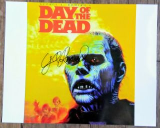 George Romero " Autographed Hand Signed " 8x10 Day Of The Dead Photo - Night Dawn