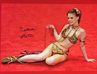 Natalie Portman Signed Autographed 8.  5x11 Star Wars Photo,