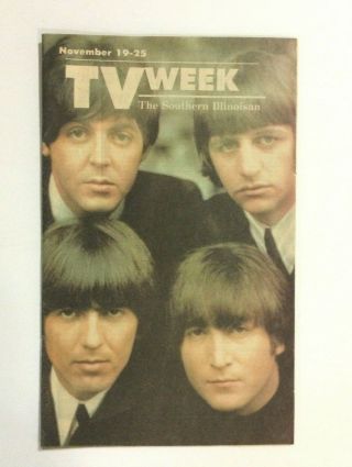 Tv Guide Beatles 1995 Tv Week The Southern Illinoisan