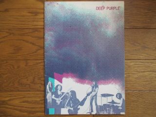 Deep Purple 1972 Japan 1st Tour Tour Book Concert Program