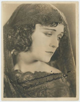 Silent Film Vamp Pola Negri Vintage 