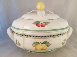 Villeroy & Boch French Garden Fleurence 84.  5 Ounce Oval Tureen With Lid