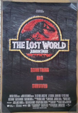 Jurassic Park Lost World Movie Poster 2 Sided Intl Final 27x40