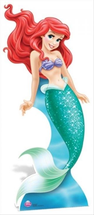 Ariel The Little Mermaid Official Disney Cardboard Fun Cutout - For Your Party