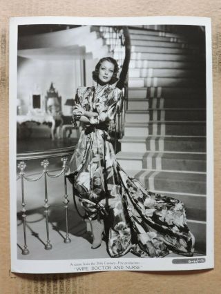 Loretta Young Orig Fashion Studio Portrait Photo 1937 Wife,  Doctor And Nurse 2