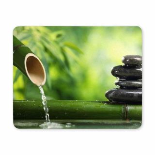 Mouse Pad Bamboo Fountain And Zen Stone Mouse Mat Designs Funny Mousepad