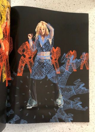 BRITNEY SPEARS 2002 DREAM WITHIN A DREAM TOUR PROGRAM BOOK / STICKERS 3