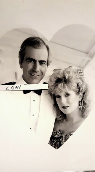 Dark Shadows Star Jerry Lacy (reverend Trask) & Wife Julia Duffy Love Boat 8x10
