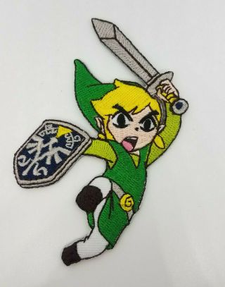 Legend Of Zelda Link Figure Patch 4 Inches Tall