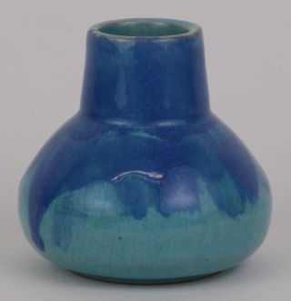 Paul Revere Pottery/seg 3 " Tall Cabinet Vase
