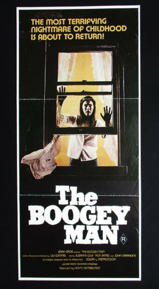 The Boogey Man 1981 Orig Australian Daybill Movie Poster Evil Spirit Horror