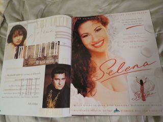 6 Selena Quintanilla Billboard Ad (1996) Rare Print Promo Poster Ad