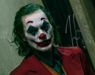 Joaquin Phoenix Joker Signed 8x10 Picture Photo Autographed Includes