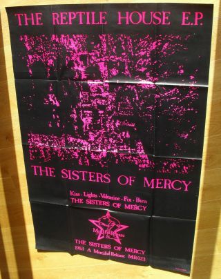 The Sisters Of Mercy Vintage Uk Poster 