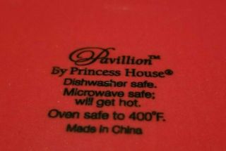 Princess House Pavillion Berry (Red) Platter 