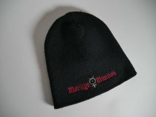 Marilyn Manson Vintage Beanie Black Pre - Owned Adult One Size