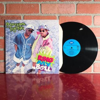 Dj Jazzy Jeff & The Fresh Prince 12 " Vinyl Record Autographed Signed Will Smith